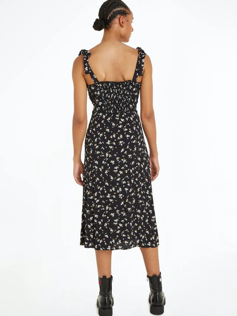 Tommy Jeans Kleider*TJW MIDI FLORAL RUFFLE DRESS spring floral