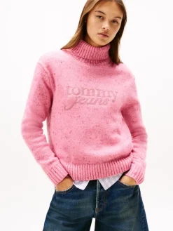 Tommy Jeans Pullover & Sweatshirts*TJW NEP TURTLENECK SWEATER mystic pink