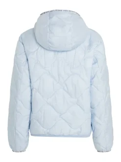 Tommy Jeans Jacken*TJW QUILTED TAPE HOOD PUFFER EXT breezy blue