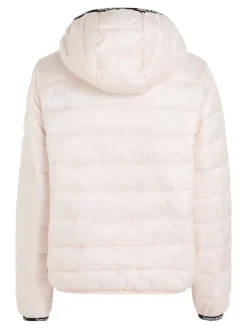Tommy Jeans Jacken*TJW QUILTED TAPE HOODED JACKET faint pink