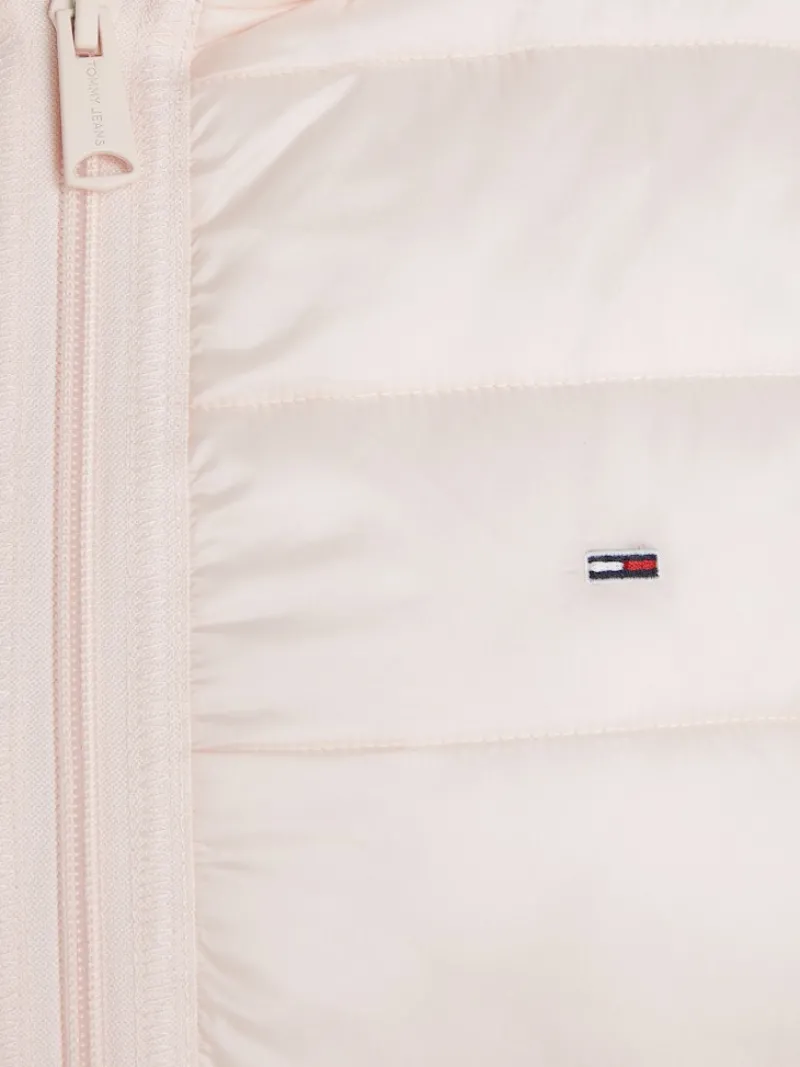 Tommy Jeans Jacken*TJW QUILTED TAPE HOODED JACKET faint pink
