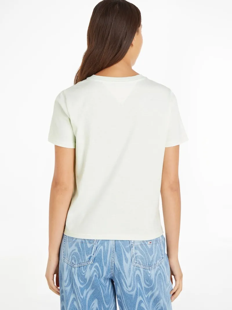 Tommy Jeans Shirts*TJW REG COLOR SERIF LINEAR SS minty