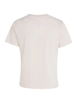 Tommy Jeans Shirts*TJW REG COLOR SERIF LINEAR SS faint pink