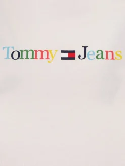 Tommy Jeans Shirts*TJW REG COLOR SERIF LINEAR SS faint pink