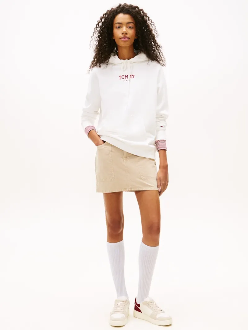 Tommy Jeans Pullover & Sweatshirts*TJW REG ESS LOGO 2 HOODIE EXT ecru