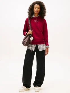 Tommy Jeans Pullover & Sweatshirts*TJW REG ESS LOGO 2 HOODIE EXT lavish cerise