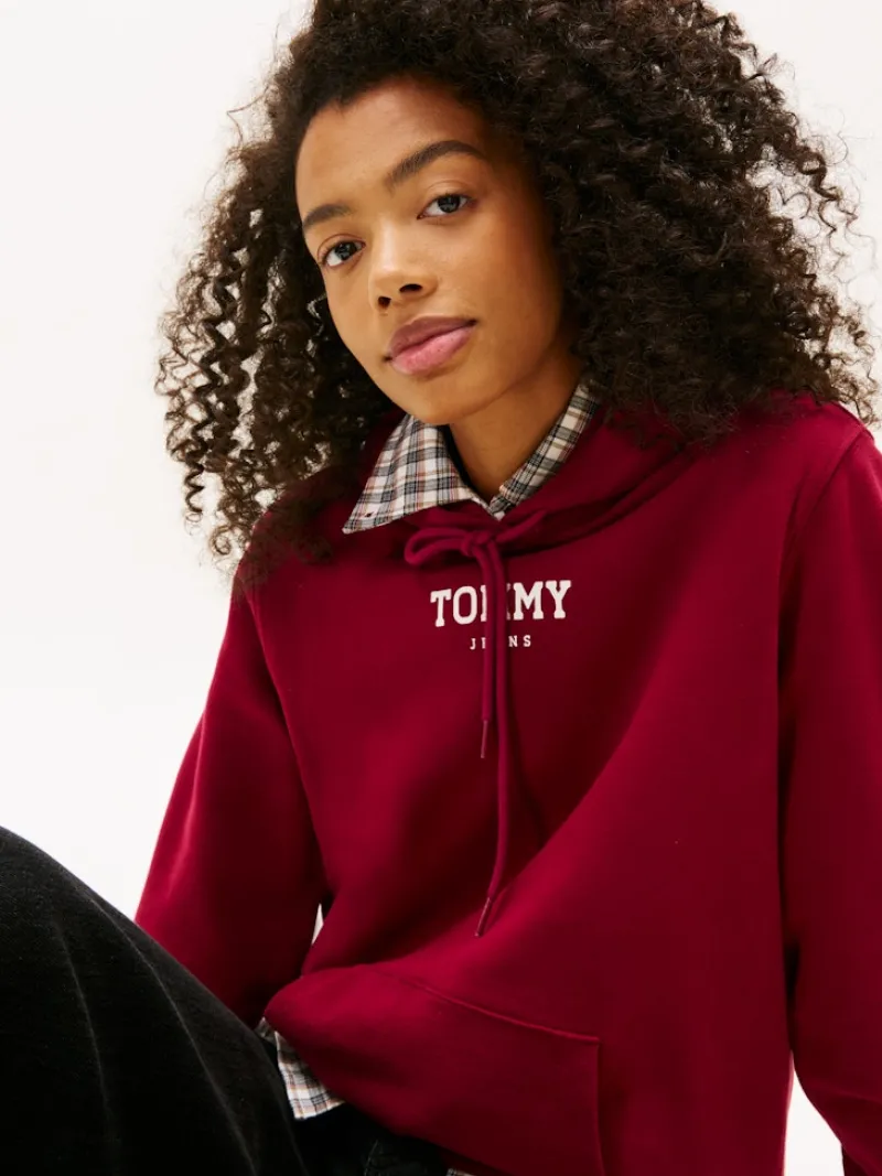 Tommy Jeans Pullover & Sweatshirts*TJW REG ESS LOGO 2 HOODIE EXT lavish cerise