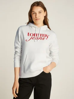 Tommy Jeans Pullover & Sweatshirts*TJW REG ESS LOGO HOODIE EXT ecru