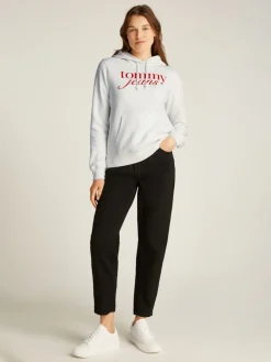 Tommy Jeans Pullover & Sweatshirts*TJW REG ESS LOGO HOODIE EXT ecru