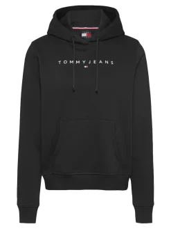 Tommy Jeans Pullover & Sweatshirts*TJW REG LINEAR HOODIE Black