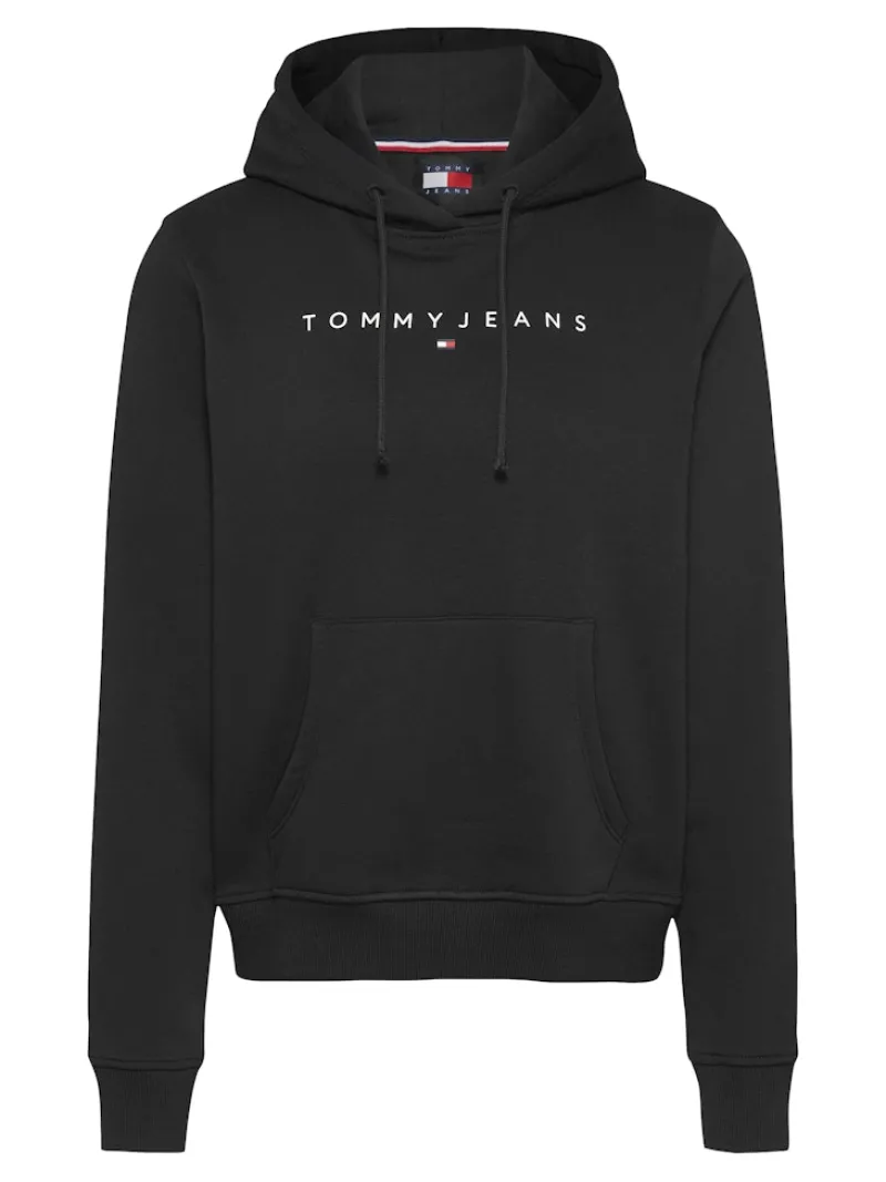 Tommy Jeans Pullover & Sweatshirts*TJW REG LINEAR HOODIE Black