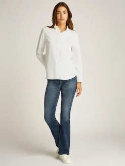 Tommy Jeans Blusen*TJW REG OXFORD SHIRT ecru