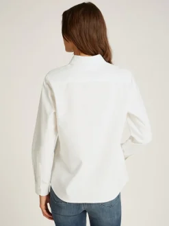 Tommy Jeans Blusen*TJW REG OXFORD SHIRT ecru