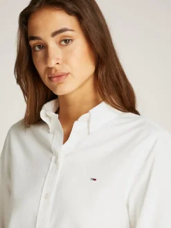 Tommy Jeans Blusen*TJW REG OXFORD SHIRT ecru