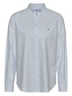 Tommy Jeans Blusen*TJW REG OXFORD SHIRT sweet blue-white stripe