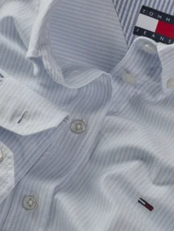 Tommy Jeans Blusen*TJW REG OXFORD SHIRT sweet blue-white stripe