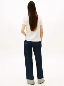 Tommy Jeans Shirts*TJW REG PARTY FLAG TEE EXT ancient white