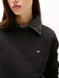 Tommy Jeans Pullover & Sweatshirts*TJW REG S FLAG CREW Black