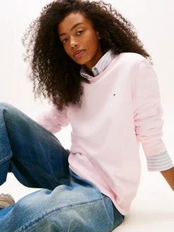 Tommy Jeans Pullover & Sweatshirts*TJW REG S FLAG CREW light pink