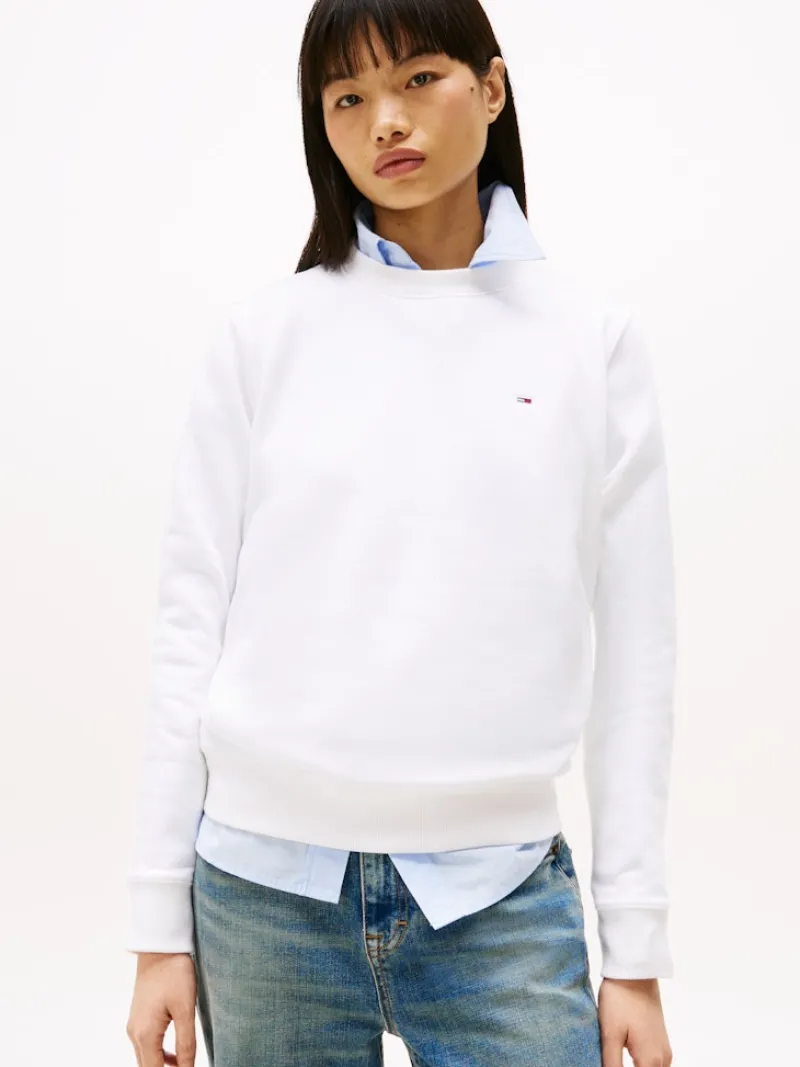 Tommy Jeans Pullover & Sweatshirts*TJW REG S FLAG CREW white