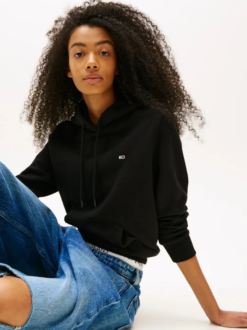 Tommy Jeans Pullover & Sweatshirts*TJW REG S FLAG HOODIE Black