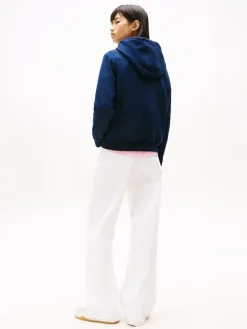 Tommy Jeans Pullover & Sweatshirts*TJW REG S FLAG HOODIE dark night navy