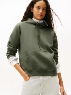Tommy Jeans Pullover & Sweatshirts*TJW REG S FLAG HOODIE pewter green