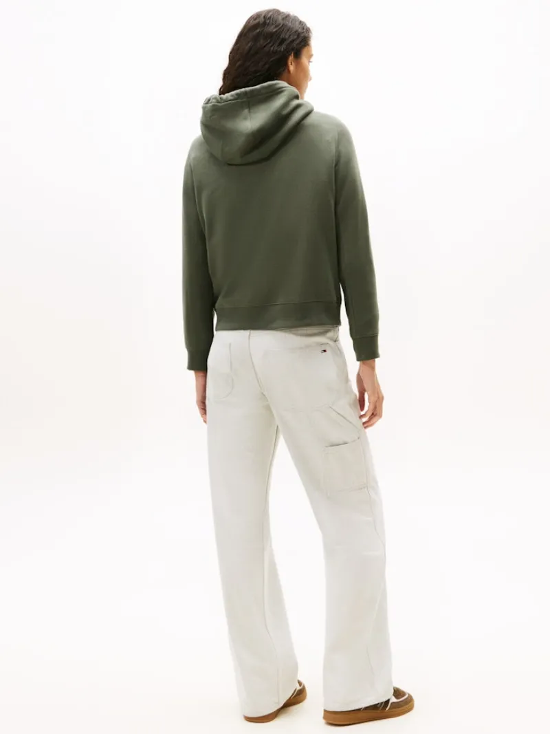 Tommy Jeans Pullover & Sweatshirts*TJW REG S FLAG HOODIE pewter green