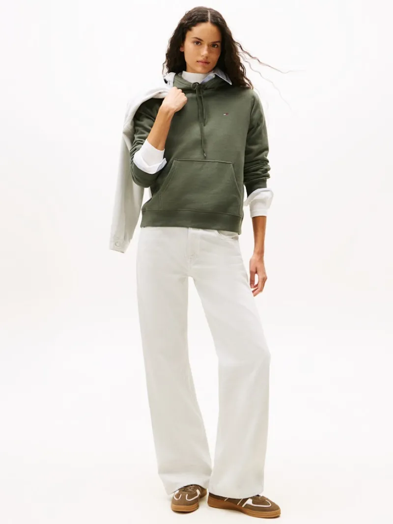 Tommy Jeans Pullover & Sweatshirts*TJW REG S FLAG HOODIE pewter green