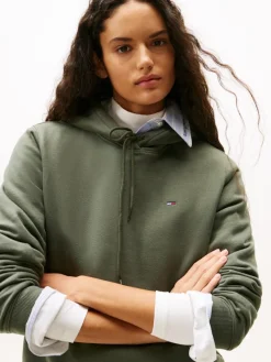 Tommy Jeans Pullover & Sweatshirts*TJW REG S FLAG HOODIE pewter green