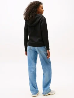 Tommy Jeans Pullover & Sweatshirts*TJW REG S FLAG ZIP THRU Black