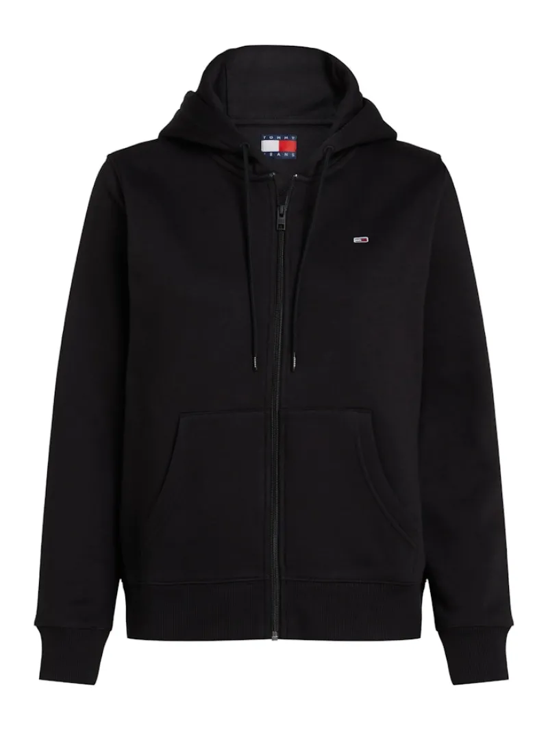 Tommy Jeans Pullover & Sweatshirts*TJW REG S FLAG ZIP THRU Black