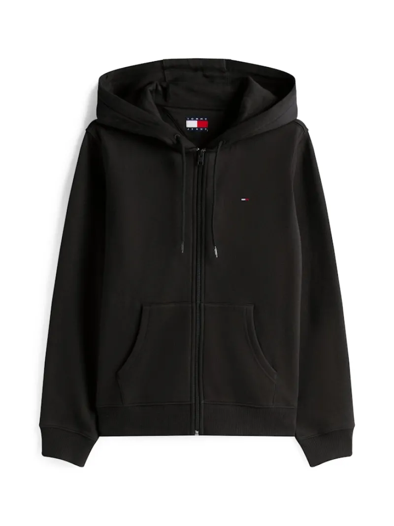 Tommy Jeans Pullover & Sweatshirts*TJW REG S FLAG ZIP THRU Black