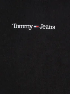 Tommy Jeans Pullover & Sweatshirts*TJW REG SERIF LINEAR HOODIE Black