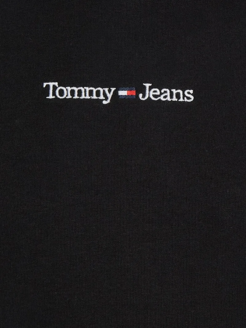 Tommy Jeans Pullover & Sweatshirts*TJW REG SERIF LINEAR HOODIE Black