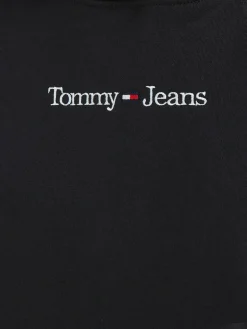 Tommy Jeans Pullover & Sweatshirts*TJW REG SERIF LINEAR HOODIE Black