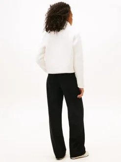 Tommy Jeans Pullover & Sweatshirts*TJW REG SH S-FLAG TEDDY ZIP THRU ancient white