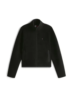 Tommy Jeans Pullover & Sweatshirts*TJW REG SH S-FLAG TEDDY ZIP THRU Black