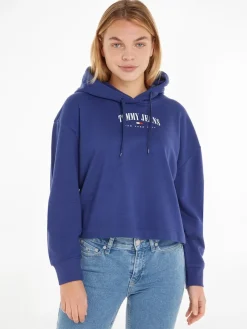 Tommy Jeans Pullover & Sweatshirts*TJW RLX ESSENTIAL LOGO 2 HOODIE pilot blue