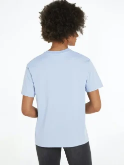 Tommy Jeans Shirts*TJW RLX NEW LINEAR TEE moderate blue