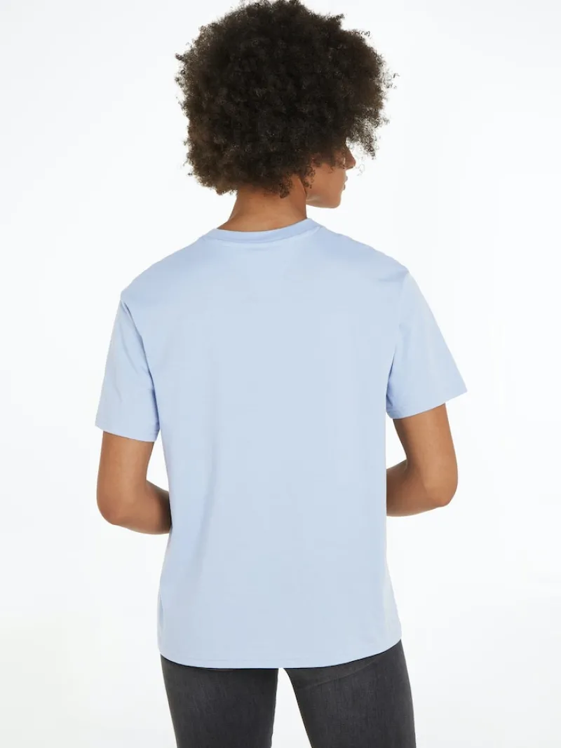 Tommy Jeans Shirts*TJW RLX NEW LINEAR TEE moderate blue