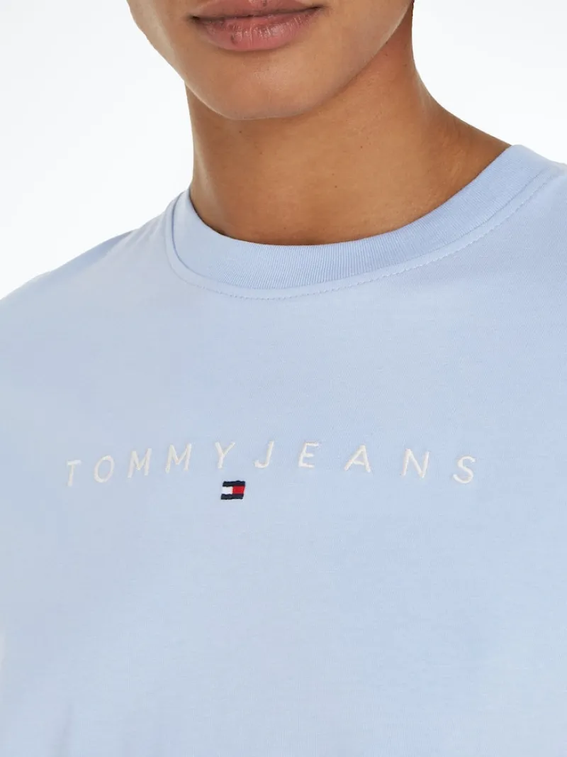 Tommy Jeans Shirts*TJW RLX NEW LINEAR TEE moderate blue