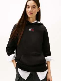 Tommy Jeans Pullover & Sweatshirts*TJW RLX PARTY FLAG HOODIE EXT Black