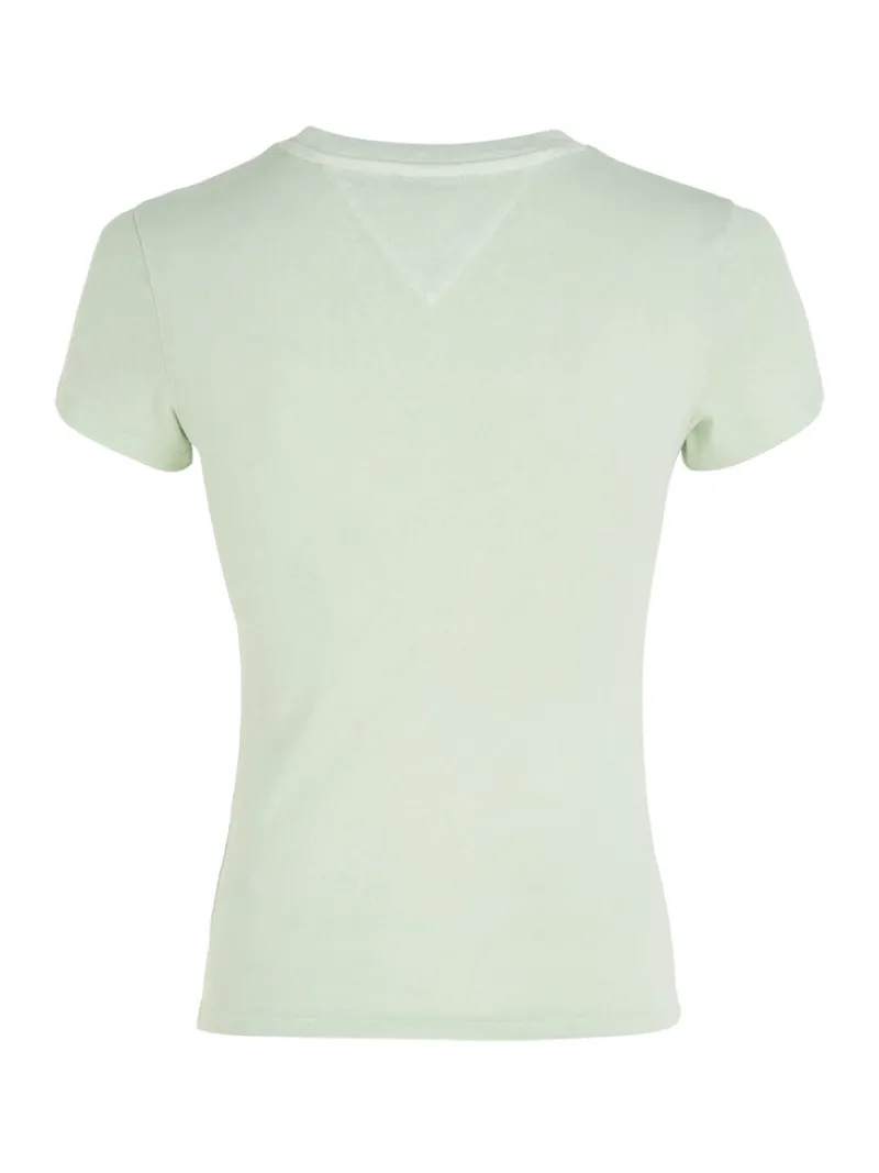Tommy Jeans Shirts*TJW SLIM FLWR PWR 2 TEE opal green