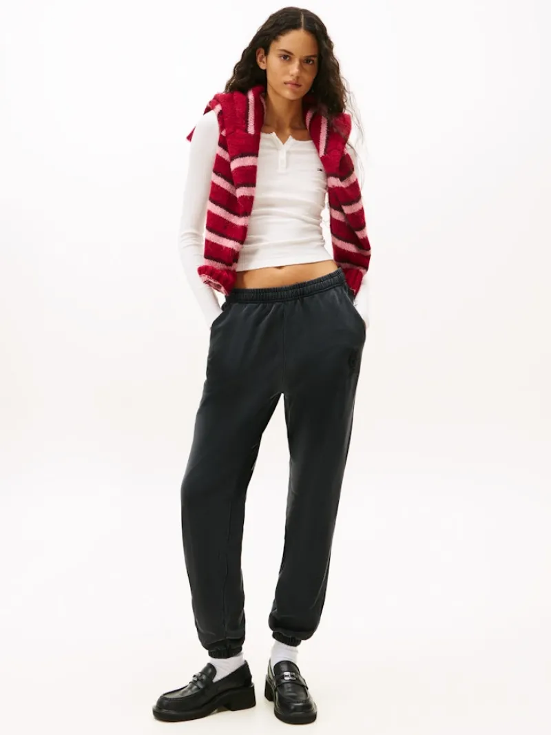 Tommy Jeans Shirts*TJW SLIM SH IRREGULAR RIB LS ecru