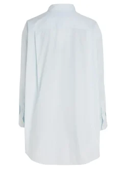 Tommy Jeans Blusen*TJW SUPER OVERSIZED SHIRT shimmering blue