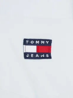 Tommy Jeans Blusen*TJW SUPER OVERSIZED SHIRT shimmering blue