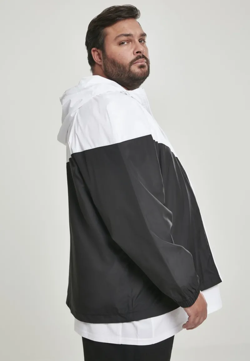 Urban Classics Jacken|Big Boys*2-Tone Tech Windrunner wht, blk