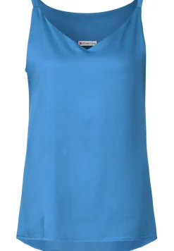 Street One Shirts*Top im Materialmix blue bay