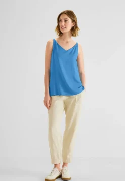 Street One Shirts*Top im Materialmix blue bay